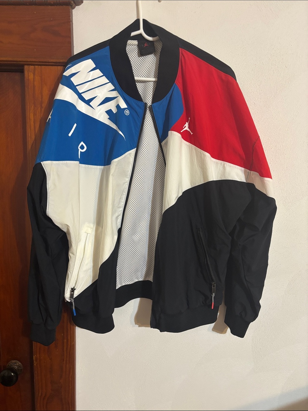 Jordan Colorblock Windbreaker Jacket - Blue, Red, White, Black